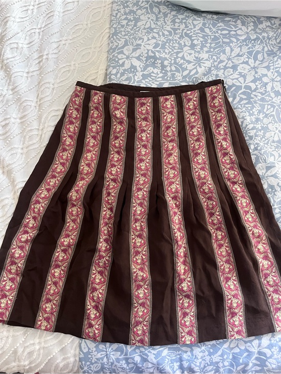 Ann Taylor Dresses & Skirts - 90s VINTAGE Ann Taylor Loft Silk A-Line Skirt